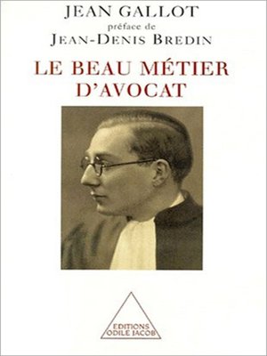 cover image of Le Beau Métier d'avocat